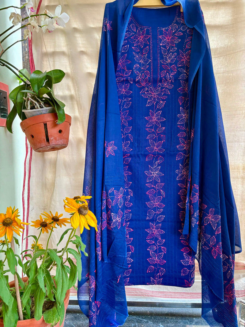Kantha Suit in Pure Cotton
