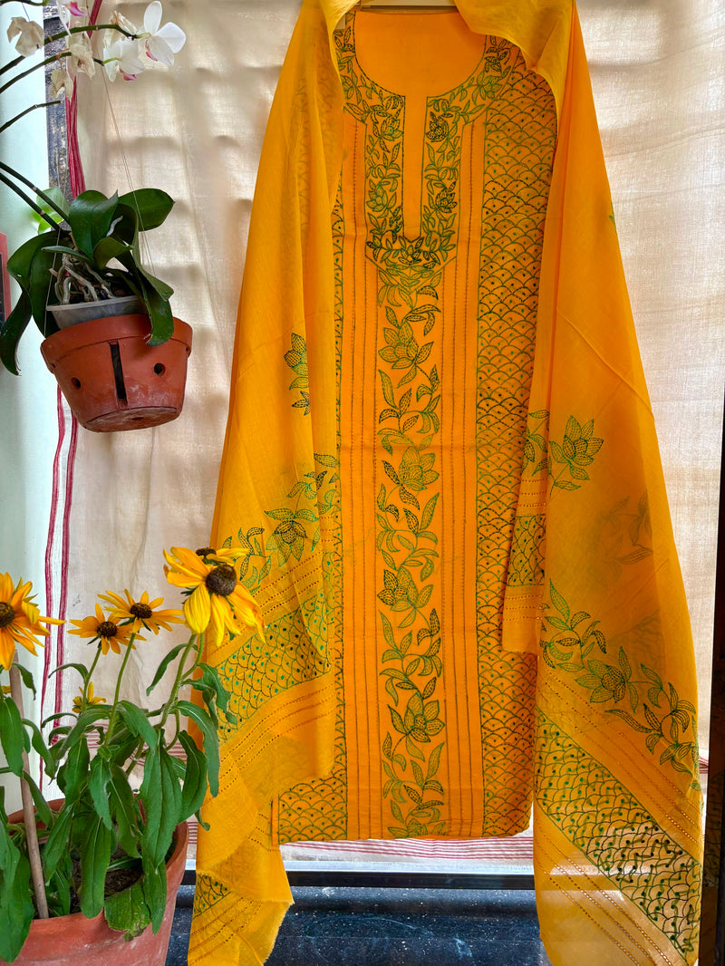 Kantha Suit in Pure Cotton