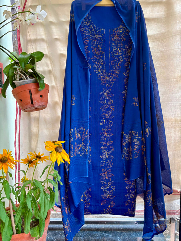 Kantha Suit in Pure Cotton
