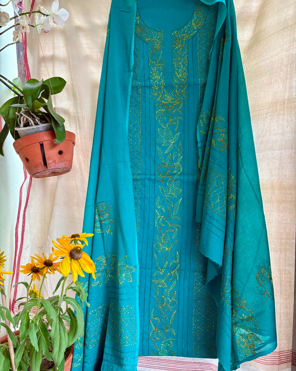 Kantha Suit in Pure Cotton