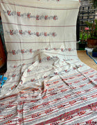 Cotton Kantha Work Saree