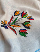 Cotton Kantha Work Saree