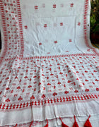 Cotton Kantha Work Saree