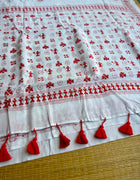 Cotton Kantha Work Saree