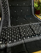 Cotton Kantha Work Saree
