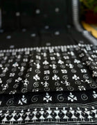 Cotton Kantha Work Saree