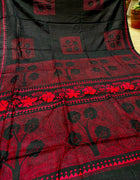 Cotton Kantha Work Saree