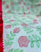 Cotton Kantha Work Saree