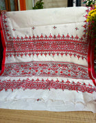 Cotton Kantha Work Saree