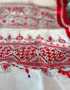 Cotton Kantha Work Saree