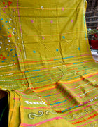 Cotton Kantha Work Saree