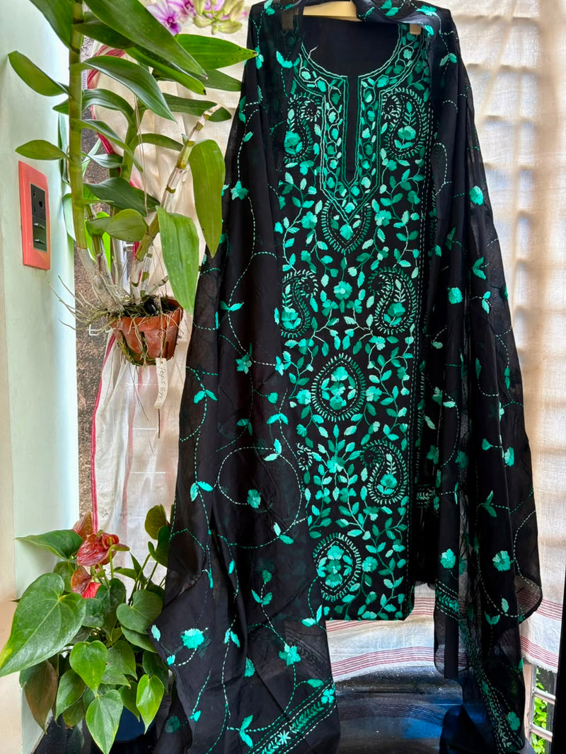 Phulkari Suit in Pure Cotton