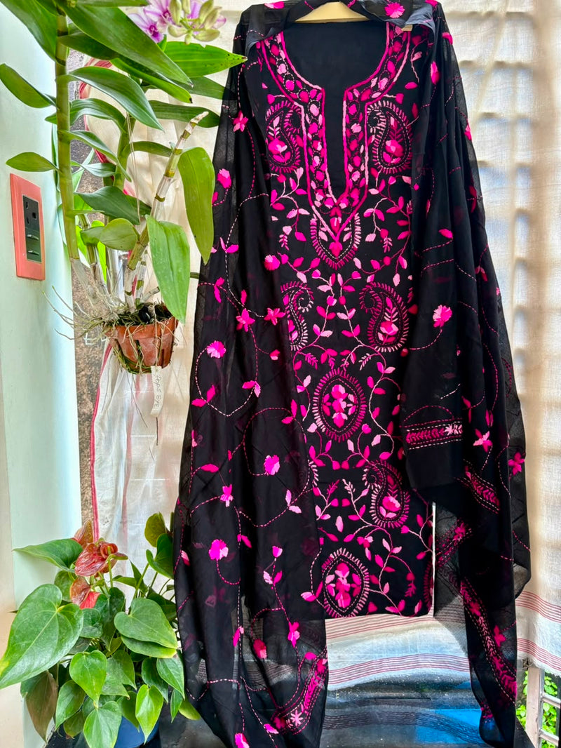 Phulkari Suit in Pure Cotton