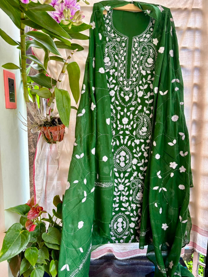 Phulkari Suit in Pure Cotton