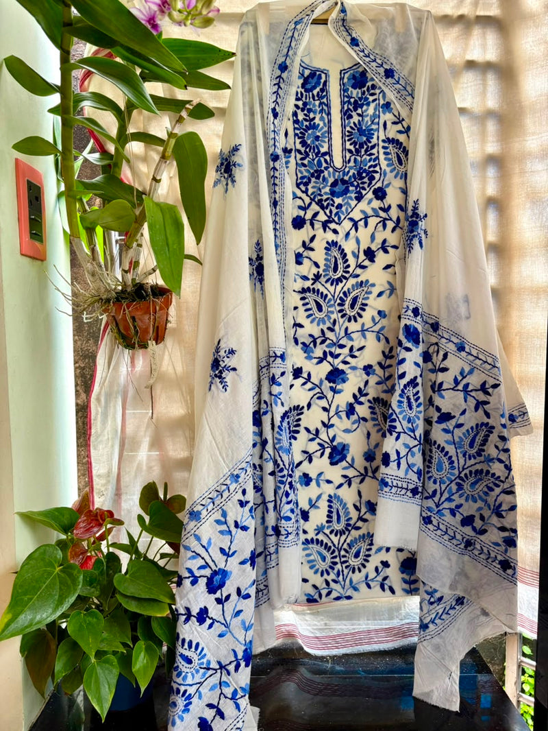 Phulkari Suit in Pure Cotton
