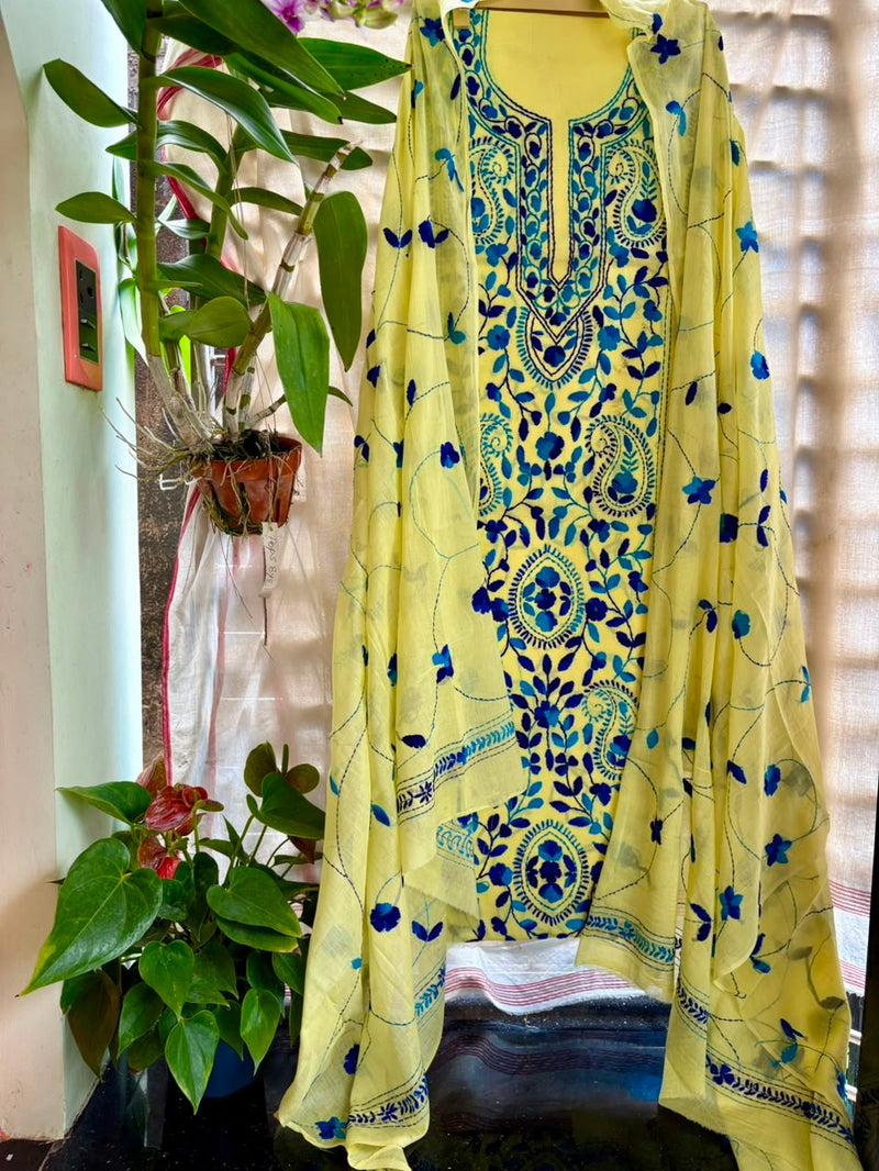 Phulkari Suit in Pure Cotton