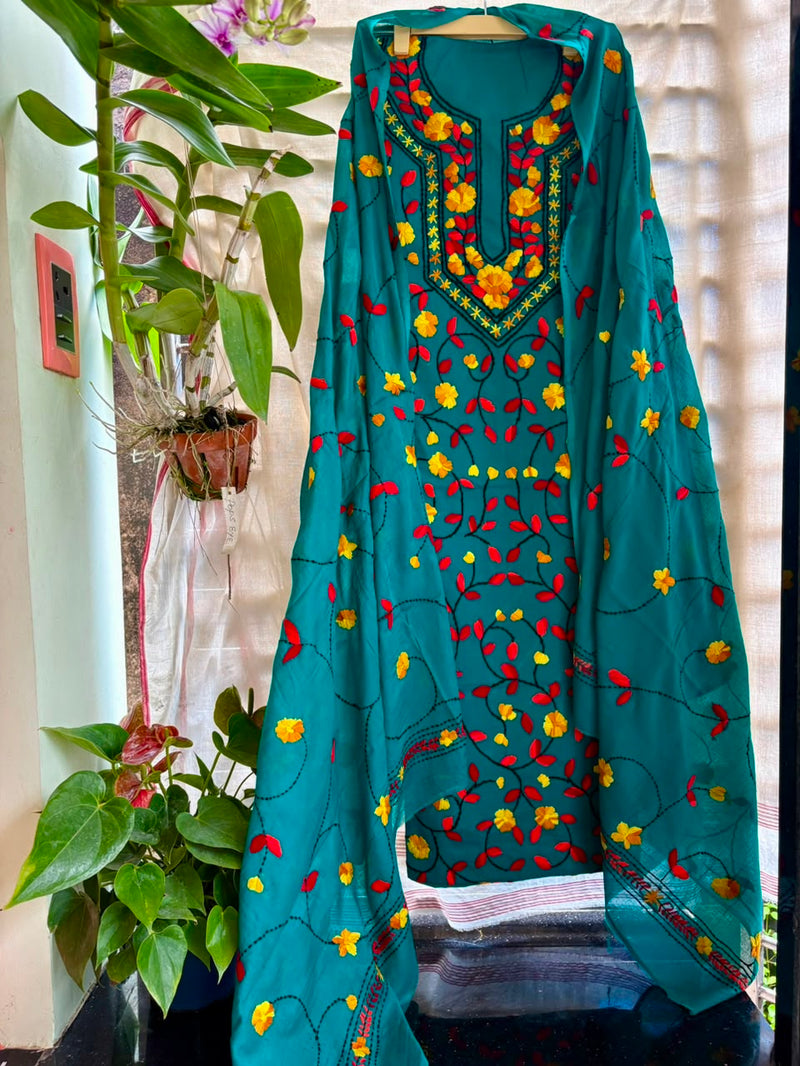Phulkari Suit in Pure Cotton