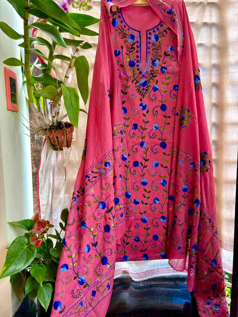 Phulkari Suit in Pure Cotton