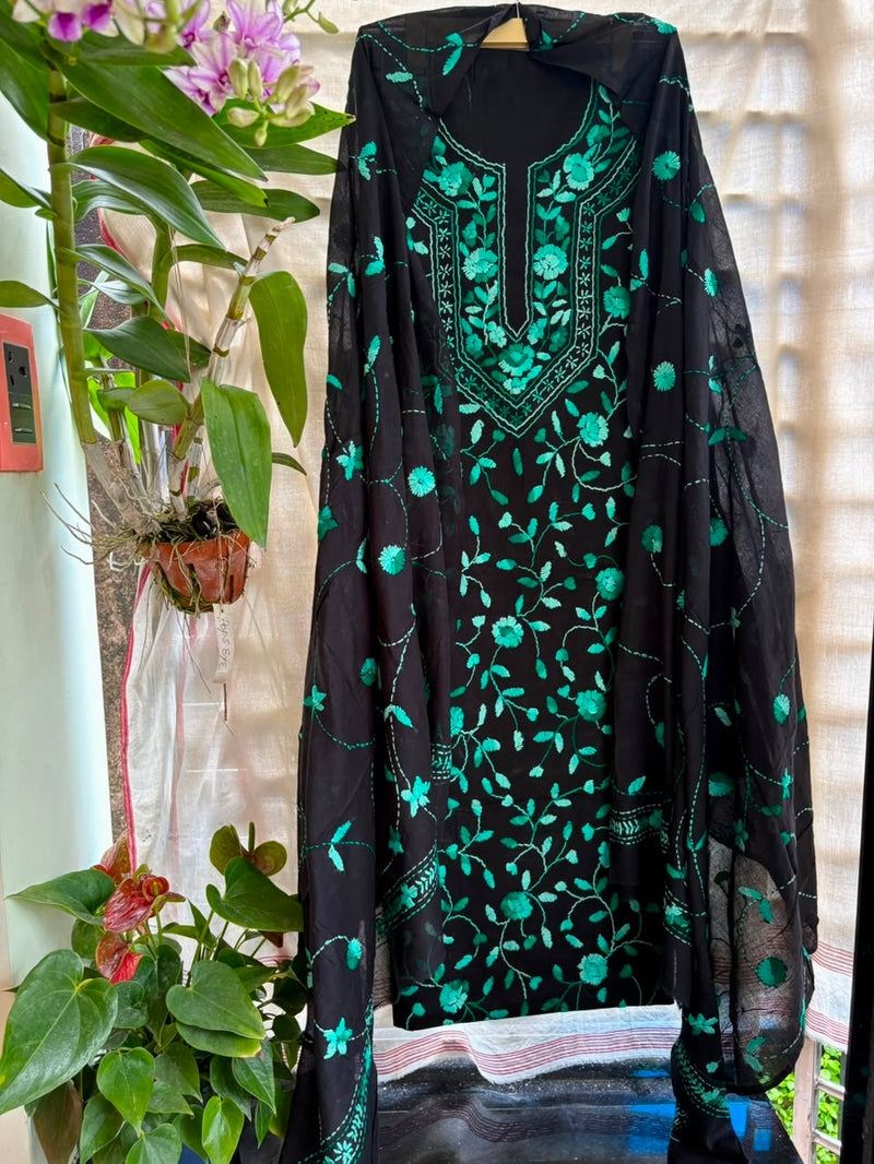 Phulkari Suit in Pure Cotton