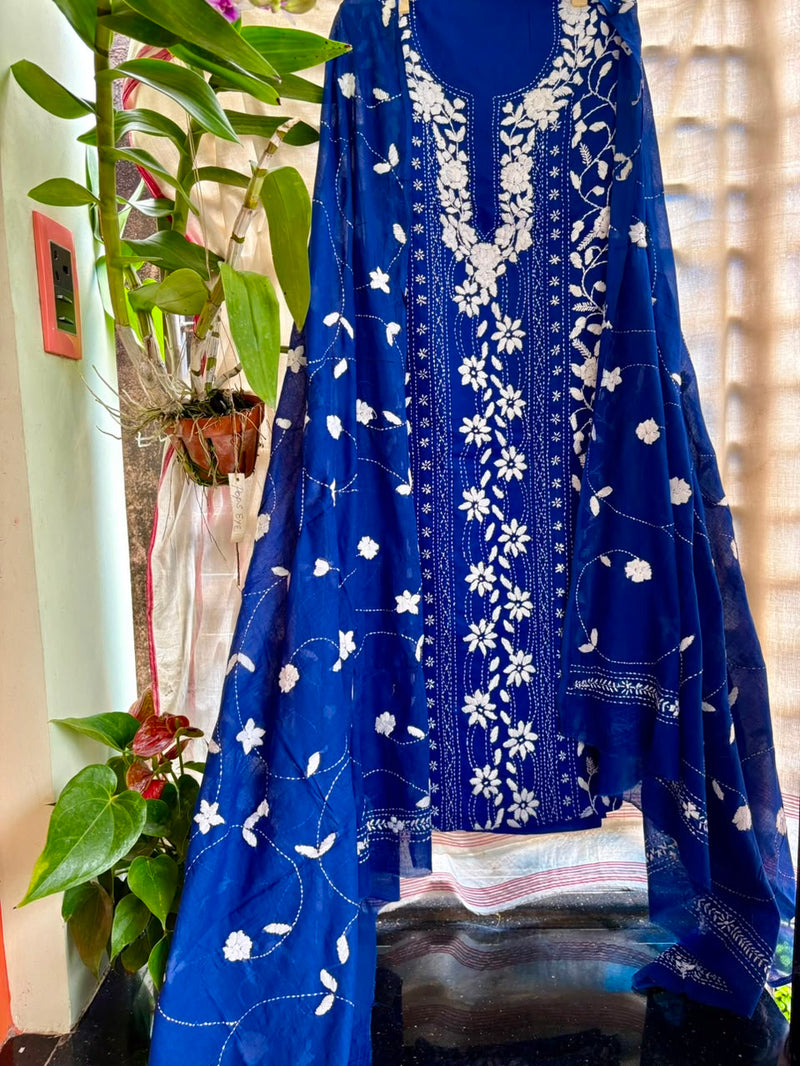 Phulkari Suit in Pure Cotton