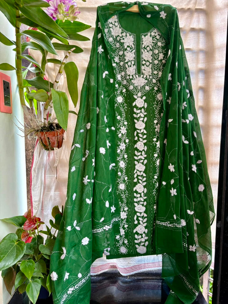 Phulkari Suit in Pure Cotton