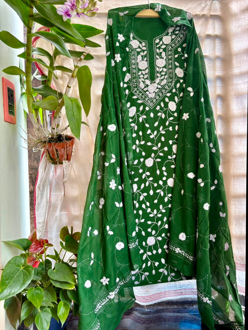 Phulkari Suit in Pure Cotton