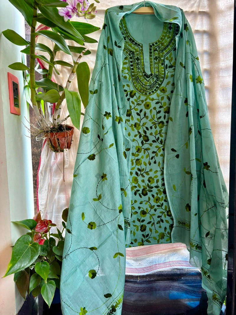 Phulkari Suit in Pure Cotton
