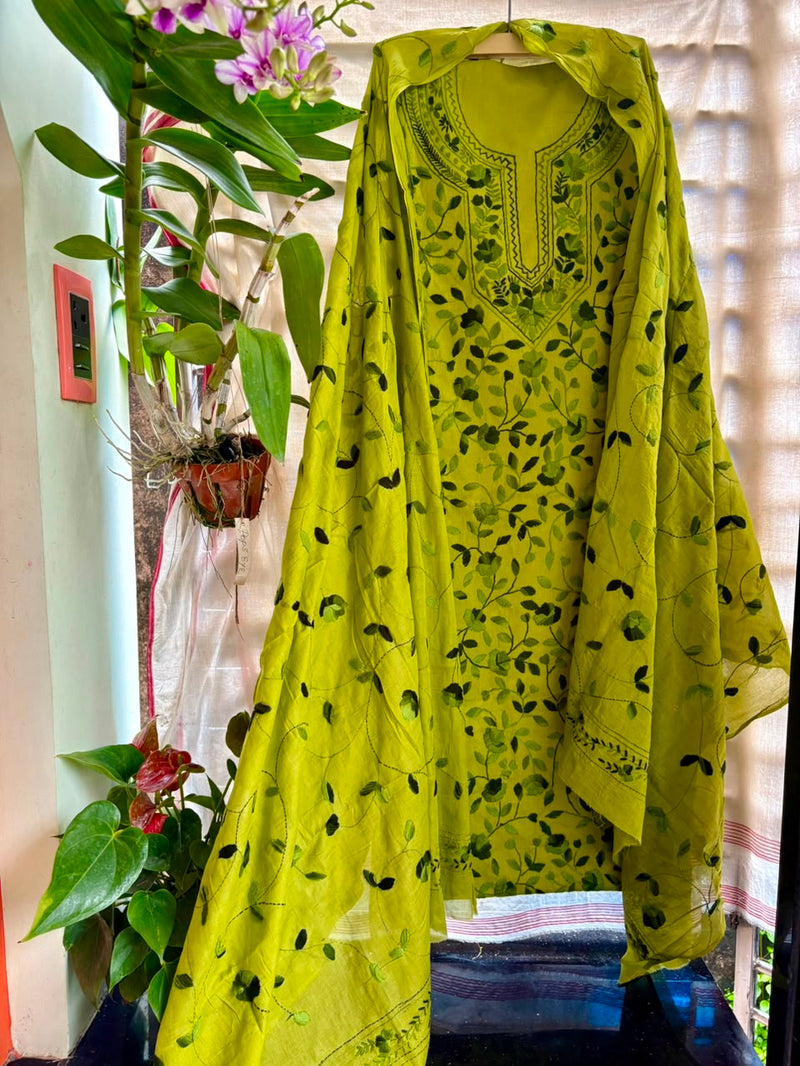 Phulkari Suit in Pure Cotton