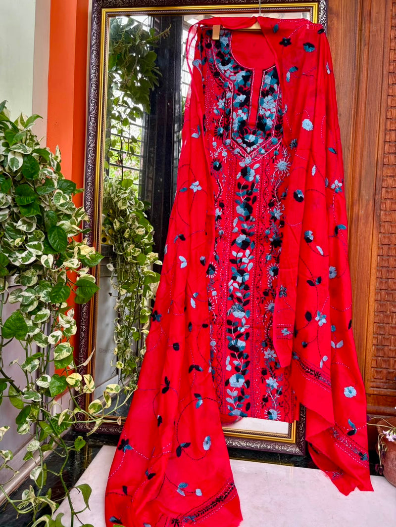 Phulkari Suit in Pure Cotton