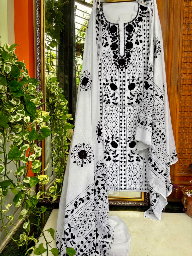 Phulkari Suit in Pure Cotton