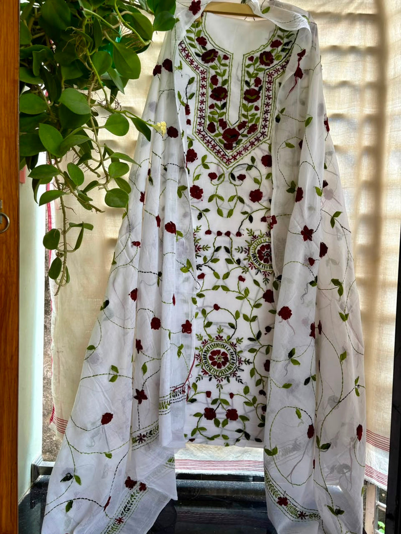 Phulkari Suit in Pure Cotton
