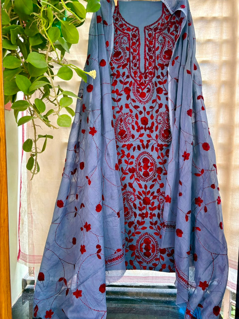 Phulkari Suit in Pure Cotton