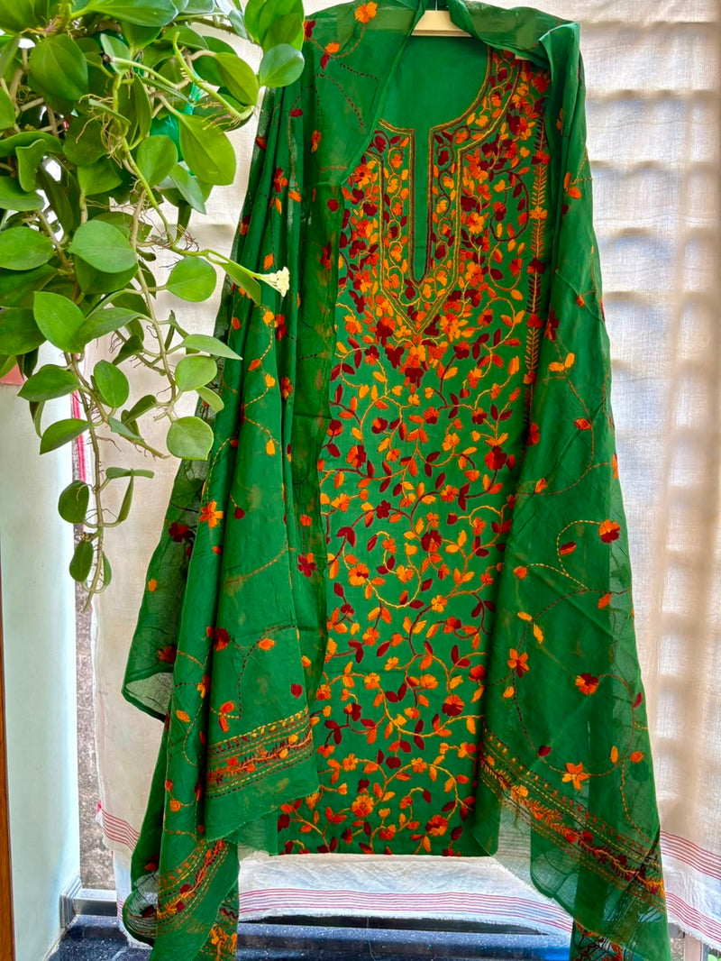 Phulkari Suit in Pure Cotton