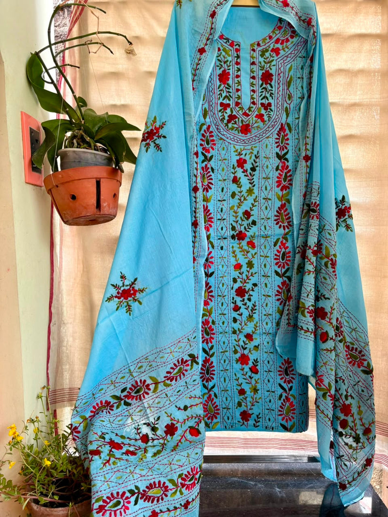 Phulkari Suit in Pure Cotton