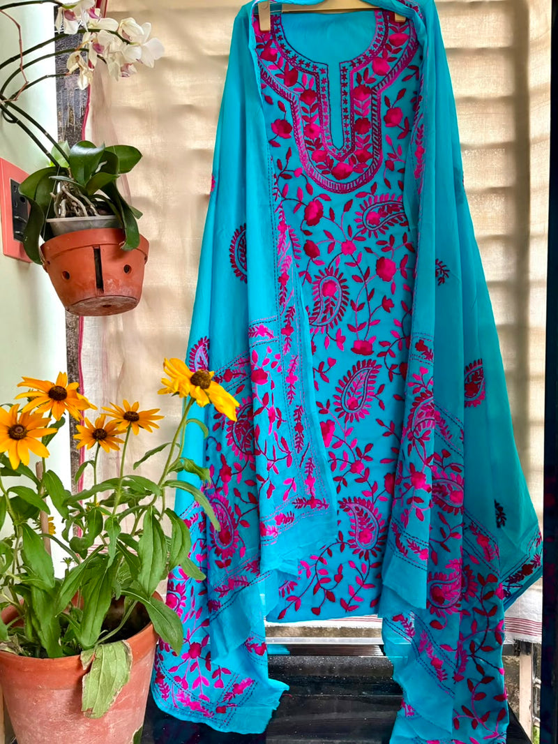 Phulkari Suit in Pure Cotton