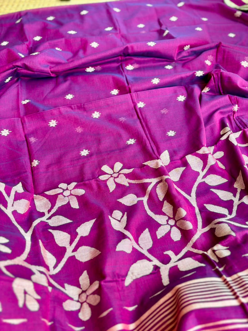 Cotton Jamdani Saree