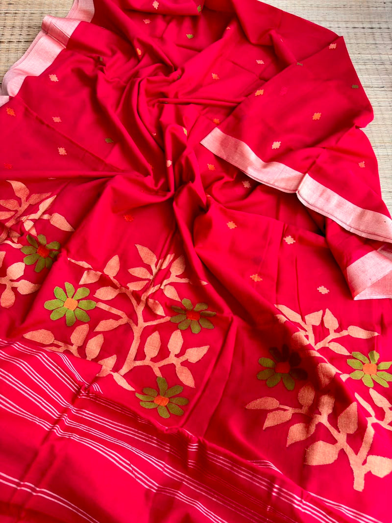 Cotton Jamdani Saree