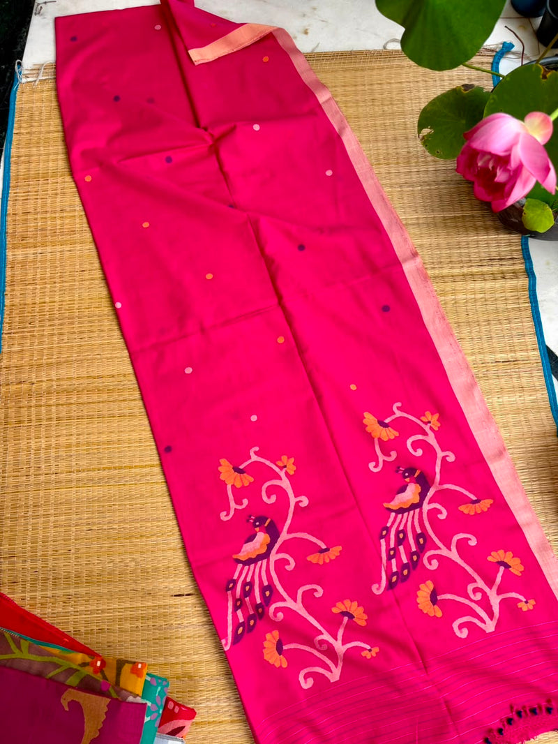 Cotton Jamdani Saree