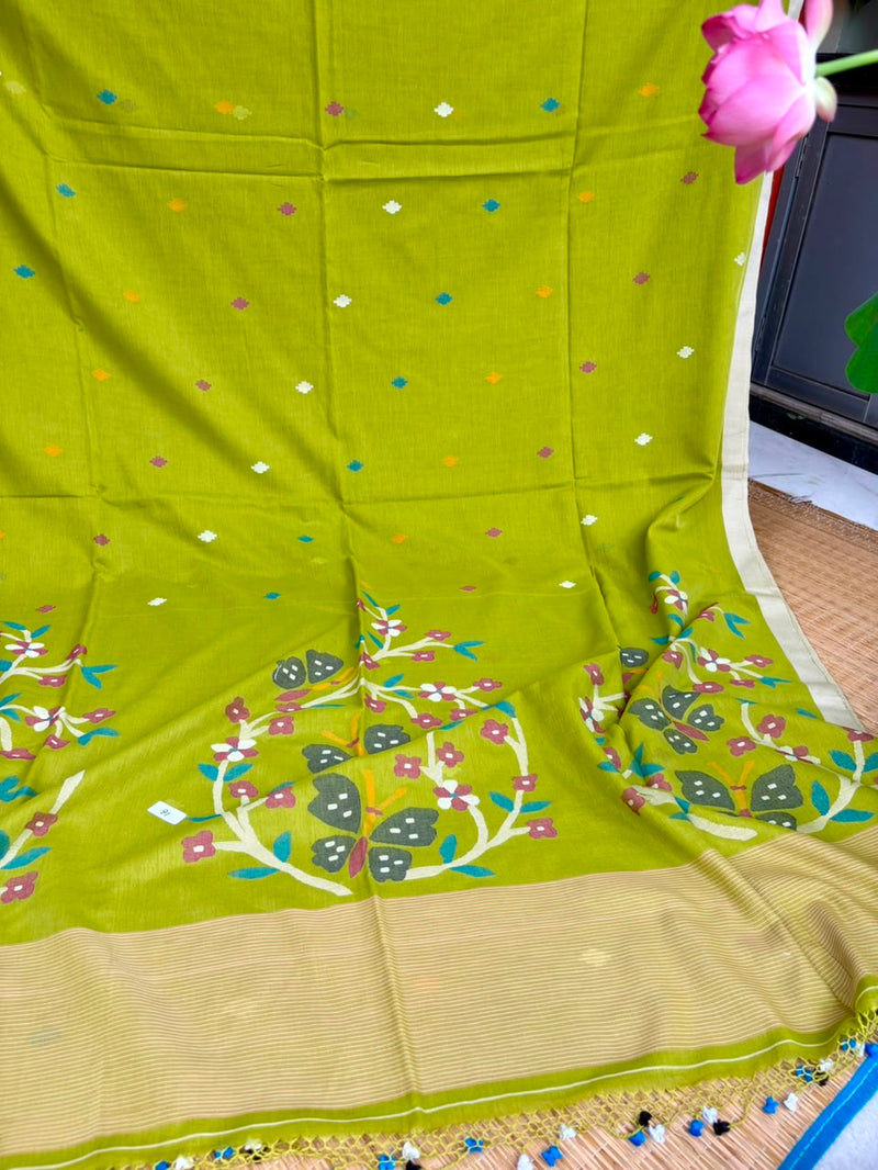 Cotton Jamdani Saree