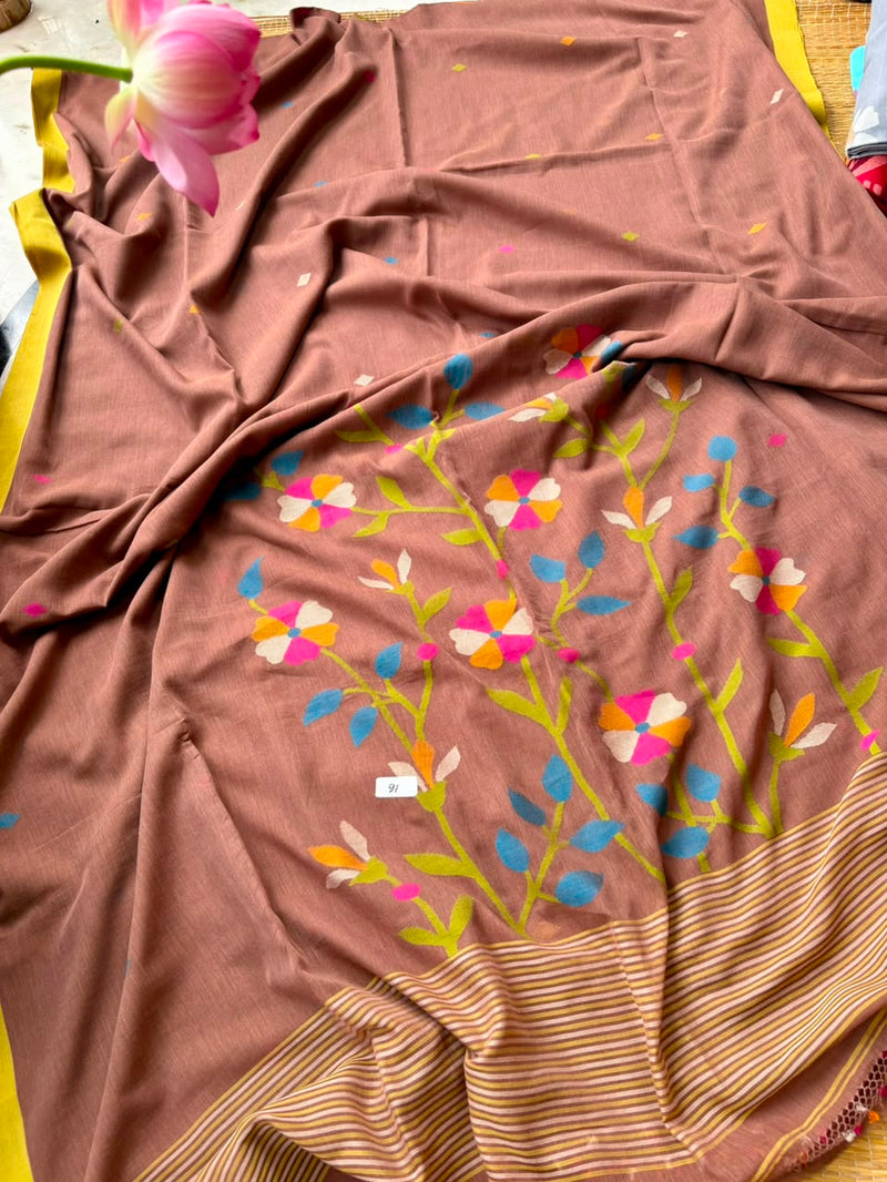 Cotton Jamdani Saree