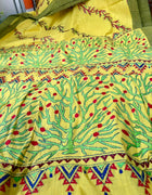 Cotton Kantha Work Saree