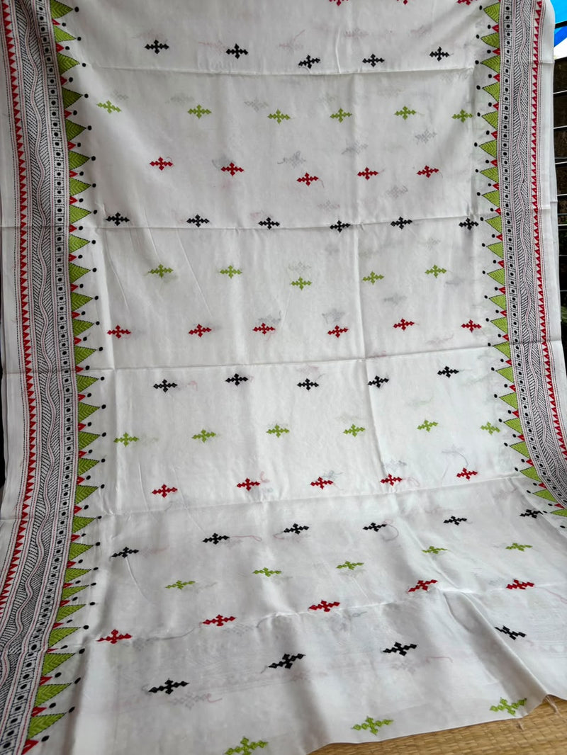 Fusion Kantha & Kutch — White 01