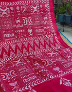 Pure Silk Kantha Saree